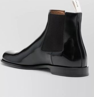 Givenchy square toe ankle boots elastic panels
