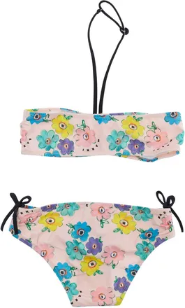 Marni Girls Bikini Swimsuit Pink Polyester Swimsuits Sea Clothing