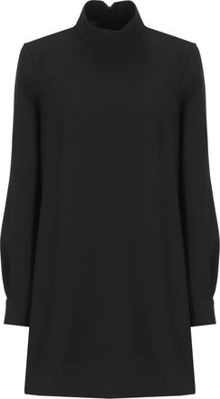 Pinko Mini-jurk met hoge hals - Dames - Korte kleedjes - Zwart - 2XL - Kleedjes