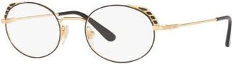 Vogue Eyewear 50mm Irregular optical glasses in Black at Nordstrom