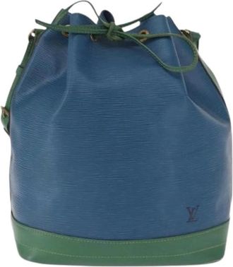 Louis Vuitton Pre-owned Bucket Bags, female, Blue, Size: ONE SIZE Pre-owned Leather Bucket Bag