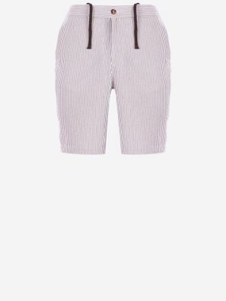 MC2 Saint Barth Gestreifte Baumwollshorts von Mc2 Saint Barth