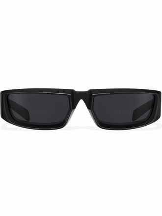 Prada Runway wraparound-frame sunglasses - men - Acetate - One Size - Grey