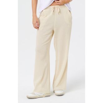 Rip Curl Classic Surf Wide Leg Pants in Natural at Nordstrom, Size Xx-Large
