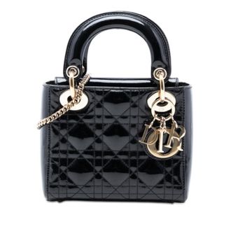 Dior Pre-owned Dior Mini Patent Cannage Lady Ladies N2MN2K6WFNFFGNEQ