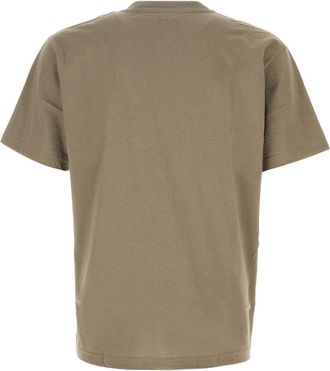 New Balance Mens Sage Green Cotton T-Shirt Dockside Exterior