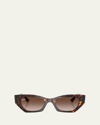 Ray-Ban Zena Plastic Cat-Eye Sunglasses