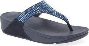 FitFlop Crystal Wedge Flip Flop in Midnight Navy at Nordstrom Rack, Size 8