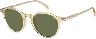 David Beckham DB 1217/S 40G/QT Mens Sunglasses Yellow Size 50