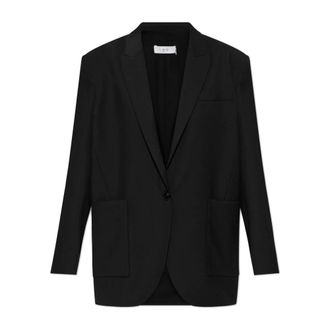 Iro Blazers, female, Black, Size: M Wool Blazer Camylle