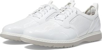 Stacy Adams Spyre Plain Toe Elastic Lace Mens Lace-up Boots White Patent : 7.5 M, Synthetic