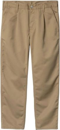 Carhartt Work in Progress Abbott Pant - Heren - Chinos - Beige - W33 - Leer - Broeken