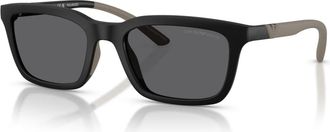 Emporio Armani EA 4249U Zonnebril - Heren - Zonnebrillen - Zwart - 55 MM - Accessoires