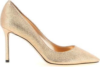 Jimmy Choo London Golden Slip-on Pumps