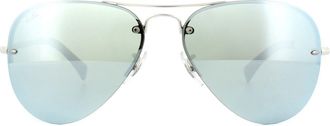 Ray-Ban Aviator Silver Silver Mirror Sunglasses