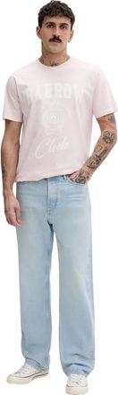 Barrow Klassiek T-shirt - Dames - T-shirts - Roze - M - Katoen - Tops