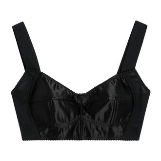 Dolce & Gabbana Top in raso - - Tops - Donna - Nero - L