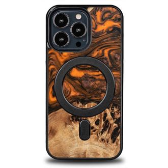 OEM Funda Bewood Unique Para Iphone 13 Pro - Naranja Con Magsafe