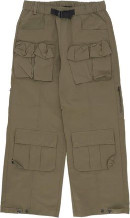 The Hundreds Wijde Cargo Broek - Heren - Outdoor broeken - Groen - M - Katoen - Fitness