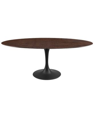 ModWay Lippa 78In Wood Oval Dining Table