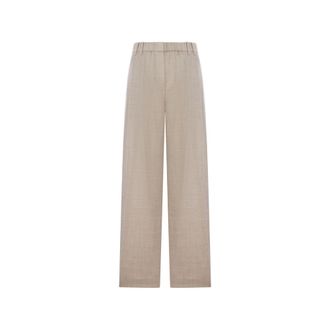 Brunello Cucinelli Straight-leg Cashmere Trousers