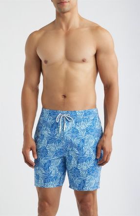 Johnnie-O Curacao Swim Shorts in Deep Water at Nordstrom, Size Xx-Large