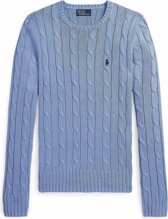 Ralph Lauren Katoenen kabeltrui met ronde hals