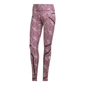 adidas (WMNS) adidas by Stella McCartney TruePurpose Printed Training Leggings Red White HG6885