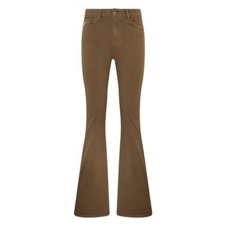 Lois Dames, Jeans, Bruin, Maat: W30 Katoen