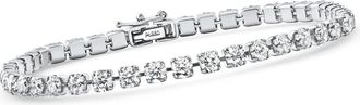 Pompeii3 Platinum 6Ct Diamond Tennis Bracelet 7 Lab Grown Size: Medium