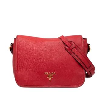 Prada Pre-owned Cross Body Bags, female, Red, Size: ONE SIZE Pre-owned Vintage Crossbody Bag
