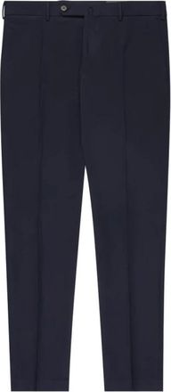 Incotex Gestreepte Kostuumbroek - Heren - Nette broeken - Blauw - 3XL - Wol - Broeken