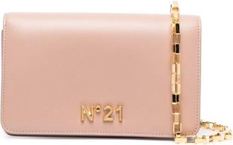 N&deg;21 Schoudertas - Dames - Schoudertassen - Roze - ONE Size - Leer - Tassen