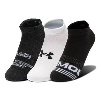 Under Armour Essential No Show Socks (3 Pack) Multi-Color 1361459-001