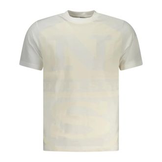 North Sails T-Shirts, male, White, Size: 3XL Short-sleeve T-shirt
