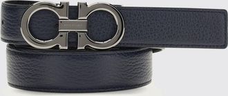 Ferragamo Cintura Gancini Ferragamo reversibile in pelle martellata