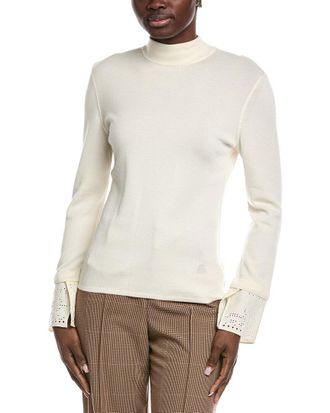 Akris Cashmere & Silk-Blend Sweater