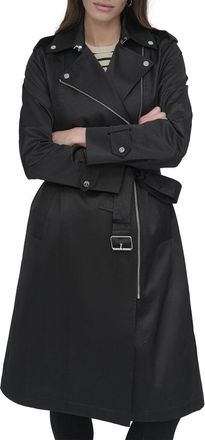 DKNY Dkny Belted Rain Jacket