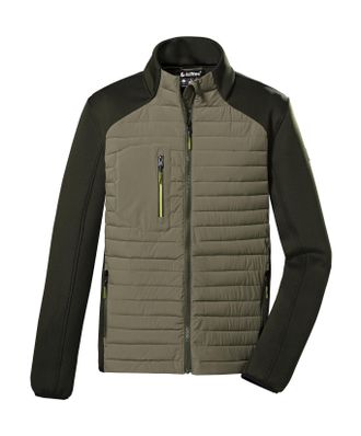 Killtec Funktionsjacke KILLTEC KOW 33 MN JCKT, Herren, Gr. L, braun (schlamm), Obermaterial: 79% Polyester 15% Viscose 6% Elasthan, Innenfutter: 100% Polyeste