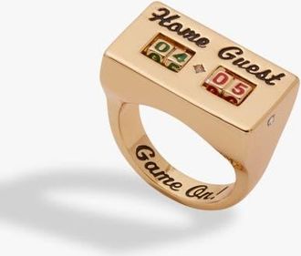 Alex and Ani Score Board Fidget Ring in Gold at Nordstrom