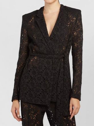 Federica Tosi lace belted blazer