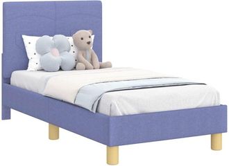 vidaXL Estructura De Cama Para Ni&ntilde;os Peque&ntilde;os Con Cabecera Azul Jeans Vidaxl