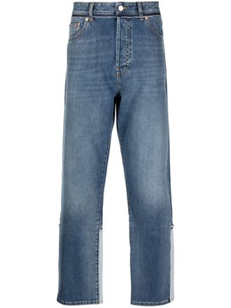 Valentino Garavani Jeans dritti con dettaglio Rockstud - Blu