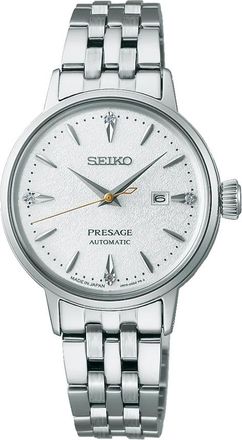 Seiko Horloge Presage Cocktail Automatisch 3 wijzers datum - Dames - Horloges - Grijs - ONE Size - Accessoires