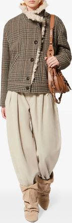 Isabel Marant Fadia Coat In Beige
