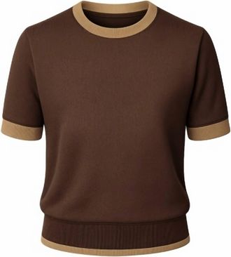 Dear John Denim Womens Dera Short Sleeve Top In Dark Roast