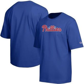 Champion Mens Champion Royal Philadelphia Phillies All Star Chenille Wordmark T-Shirt at Nordstrom, Size Xxx-Large