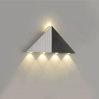 OEM Aplique De Pared Triangular Led De 5 W Para Interiores, Dise&ntilde;o Moderno Original, Luminaria Decorativa De Aluminio Para Dormitorio, Pasillo Y Sala De E
