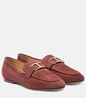 Tod's T Timeless suede loafers
