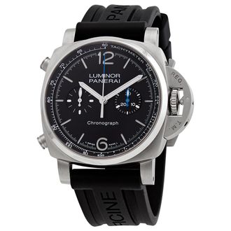 Officine Panerai Pre-owned Panerai Chronograph Automatic Black Dial Mens Watch PAM01109